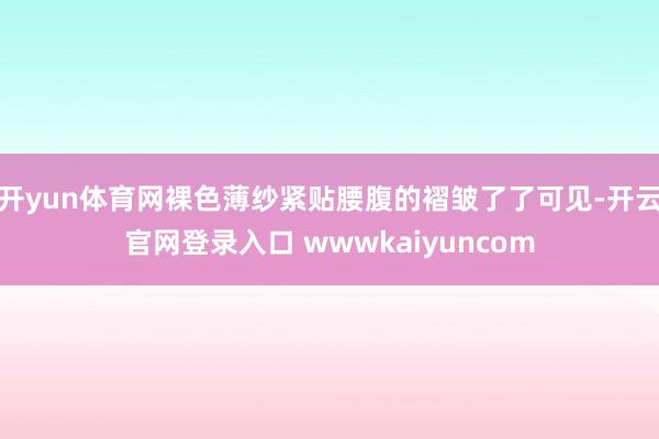 开yun体育网裸色薄纱紧贴腰腹的褶皱了了可见-开云官网登录入口 wwwkaiyuncom